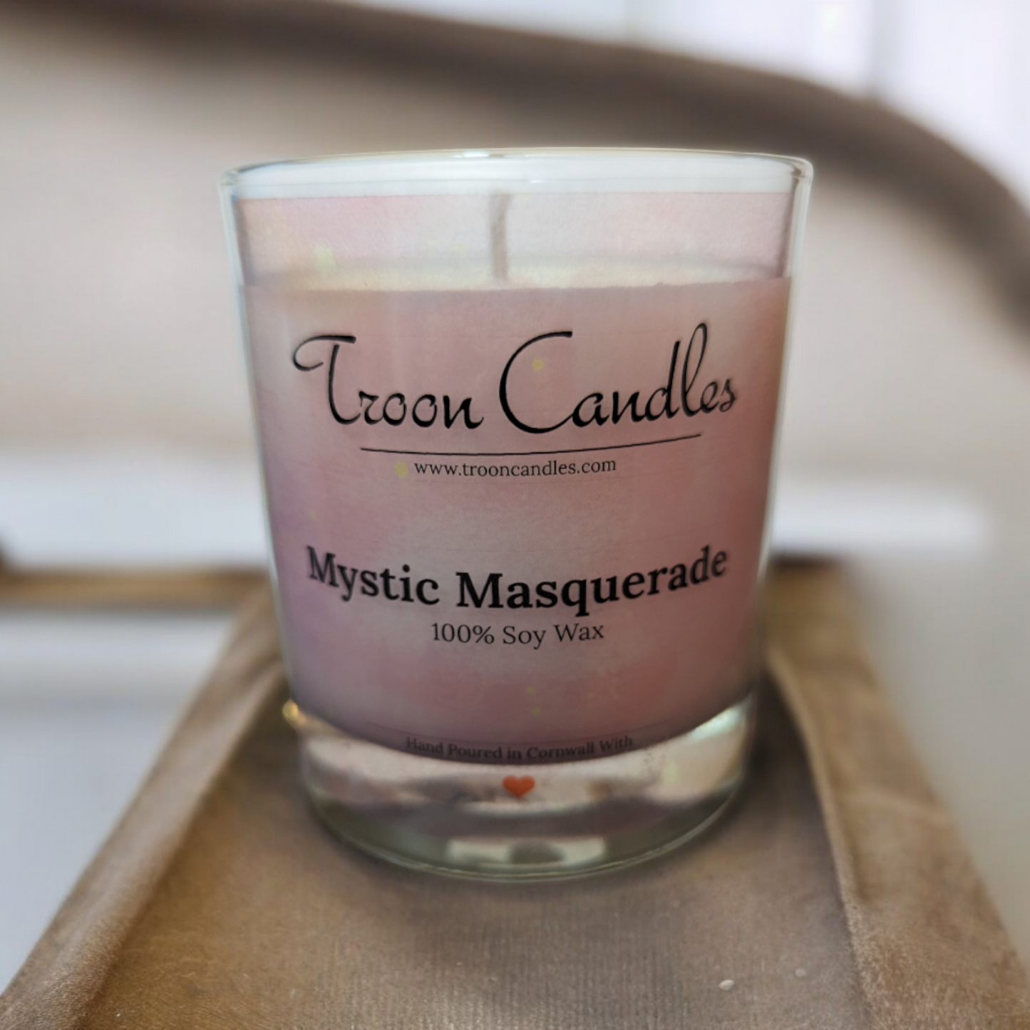 Mystic Masquerade Glass Candle